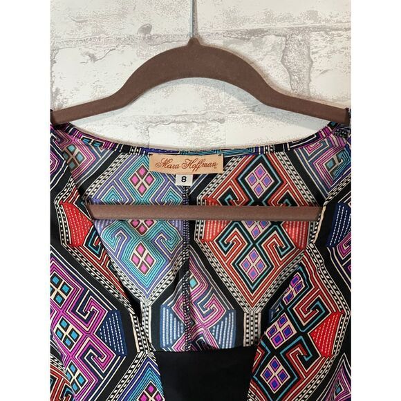 Mara Hoffman Kilim Above Knee Dress Geo Style VTG - Picture 5 of 7